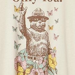 Smokey the Bear Classic Cotton Crew Tee, SMOKEY DESERT SANDSTONE, swatch