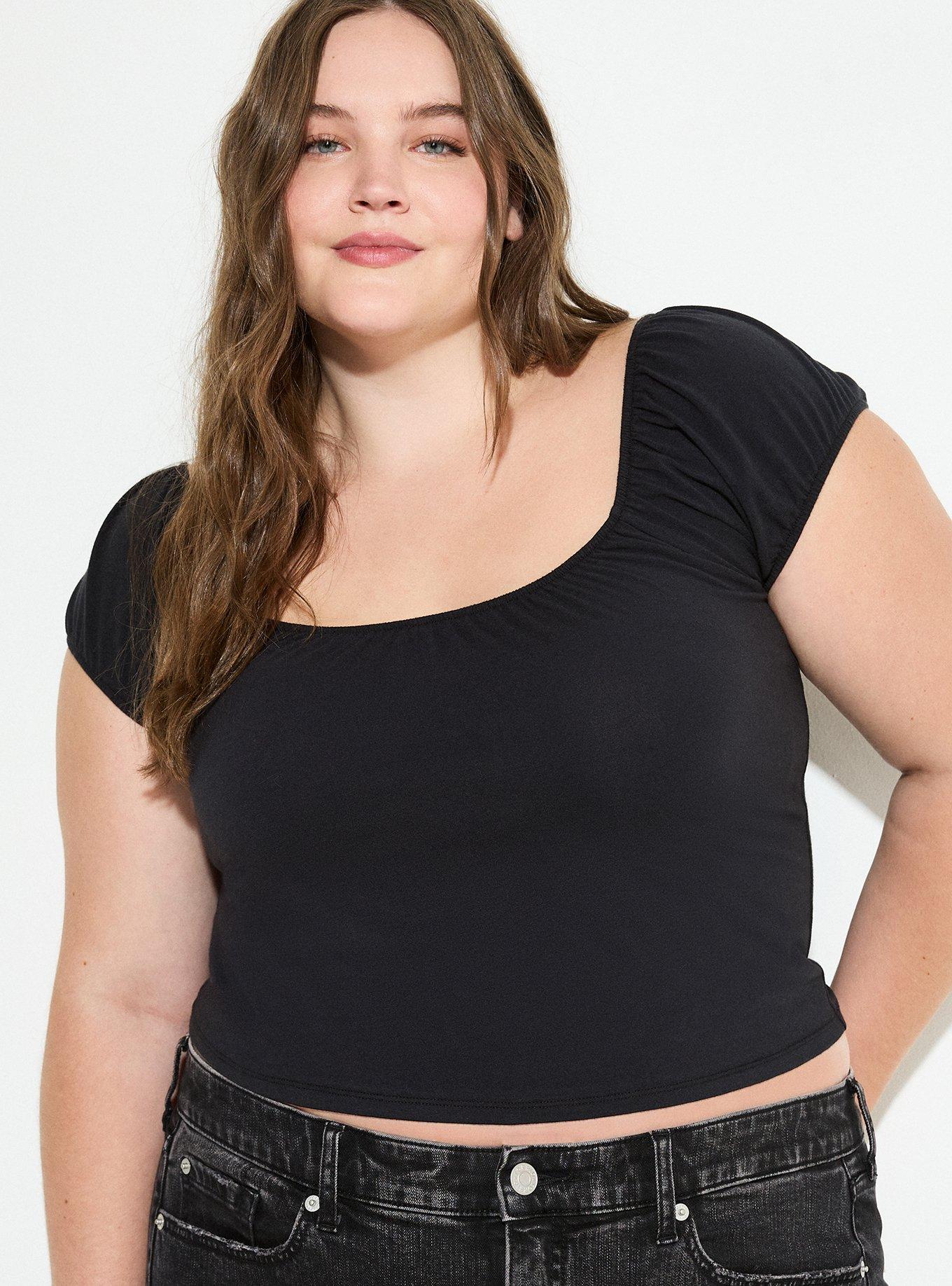 LoveSick Bubble-Sleeve Knit Top