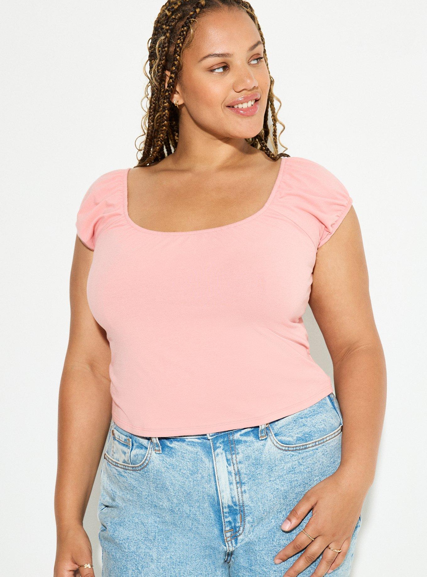 LoveSick Bubble-Sleeve Knit Top