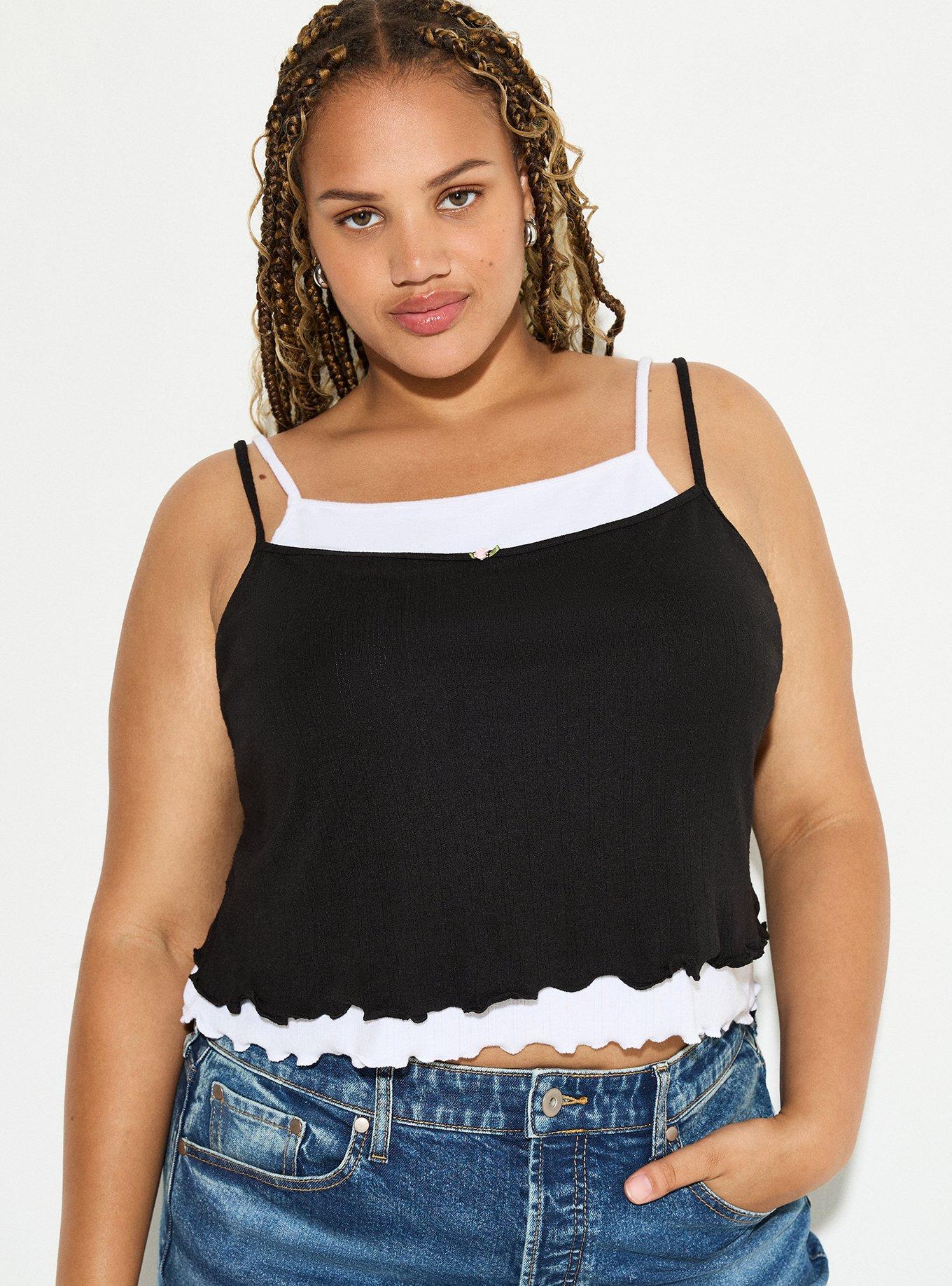 LoveSick Double-Layer Rosette Tank