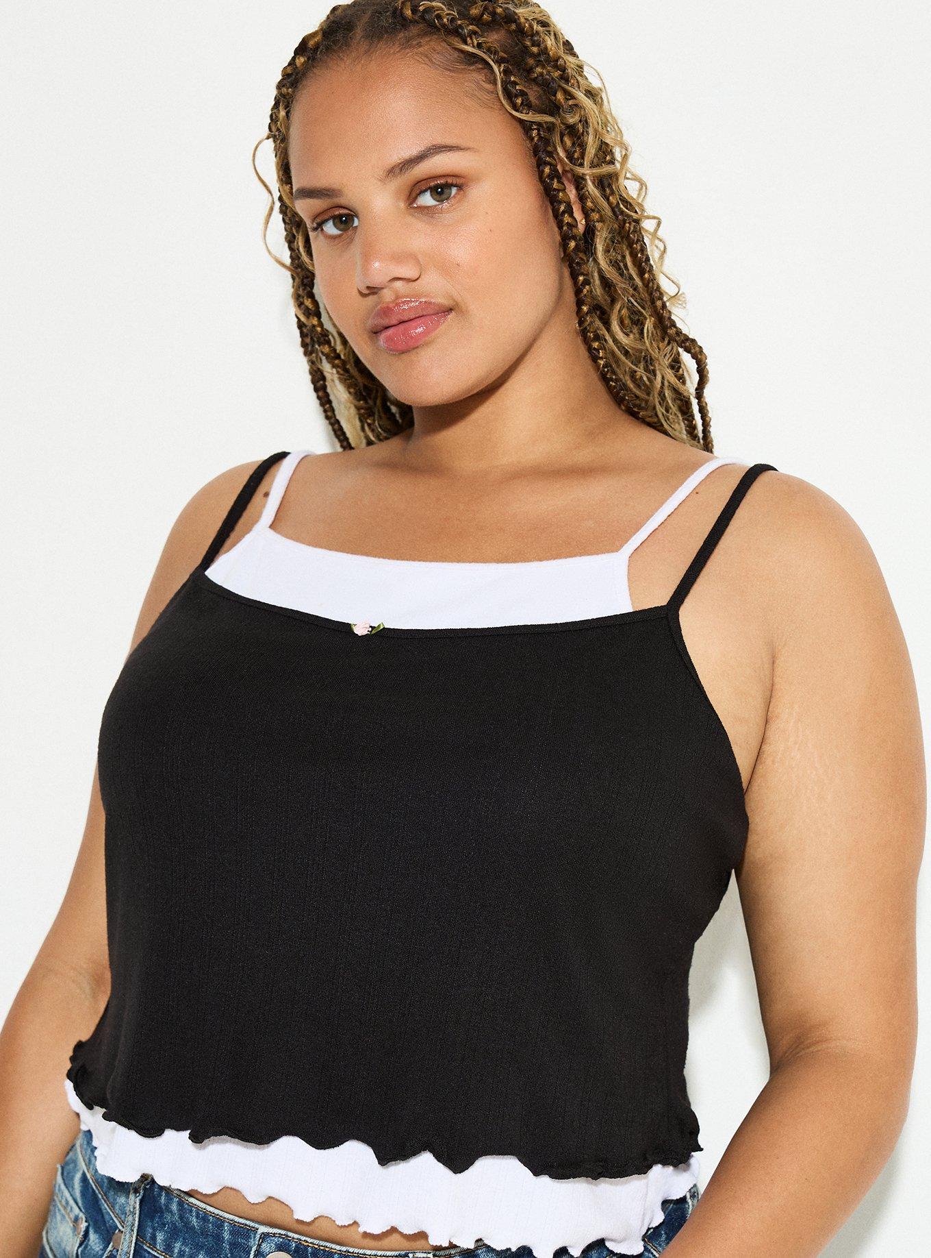LoveSick Double-Layer Rosette Tank