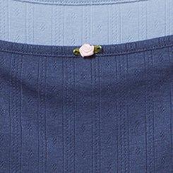 Plus Size LoveSick Double-Layer Rosette Tank, CROWN BLUE, swatch