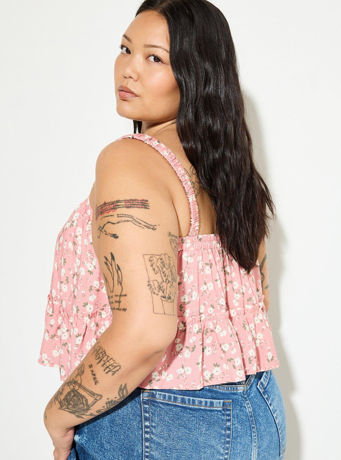 LoveSick Tiered Smocked-Strap Tank