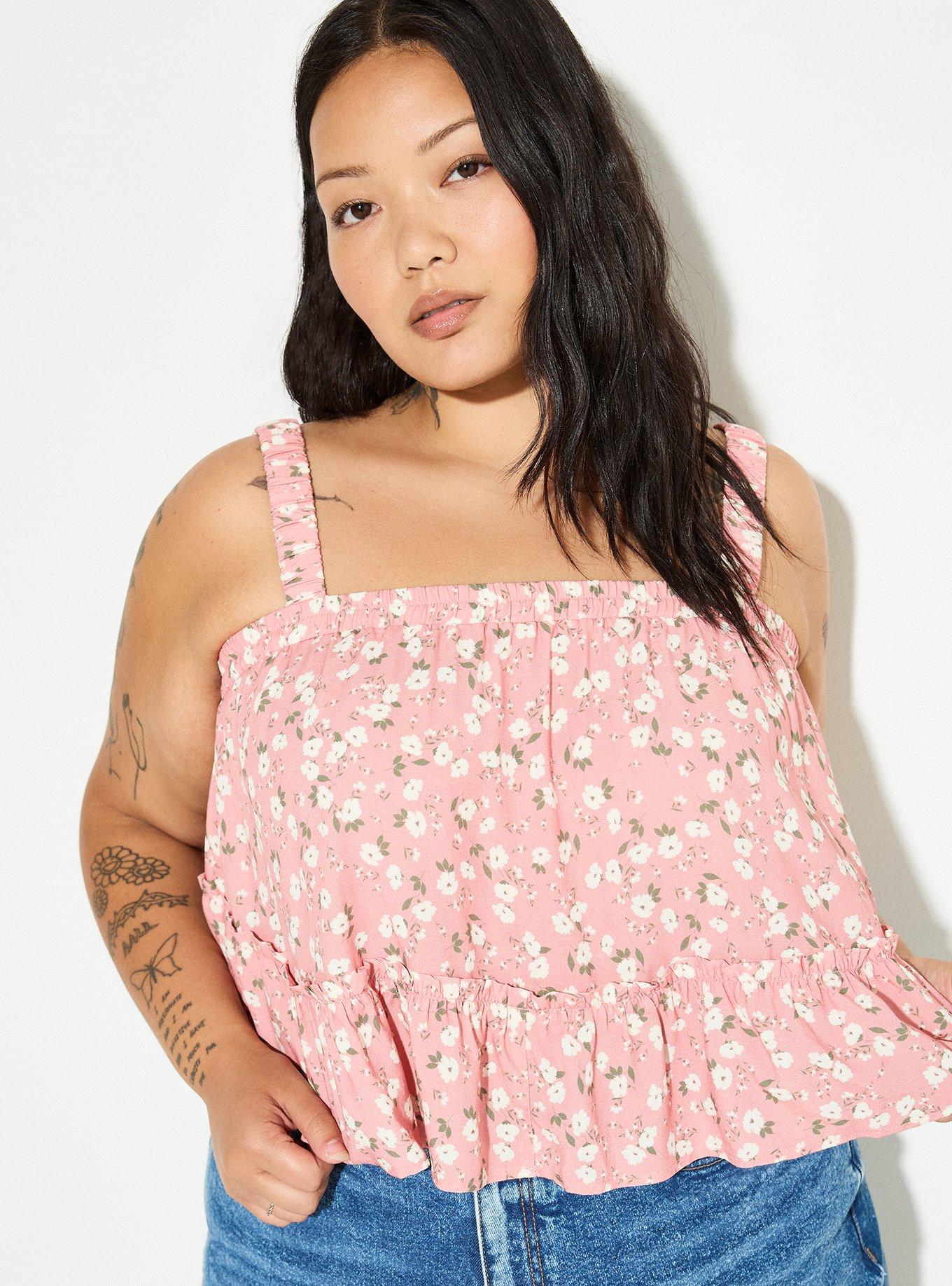 LoveSick Tiered Smocked-Strap Tank