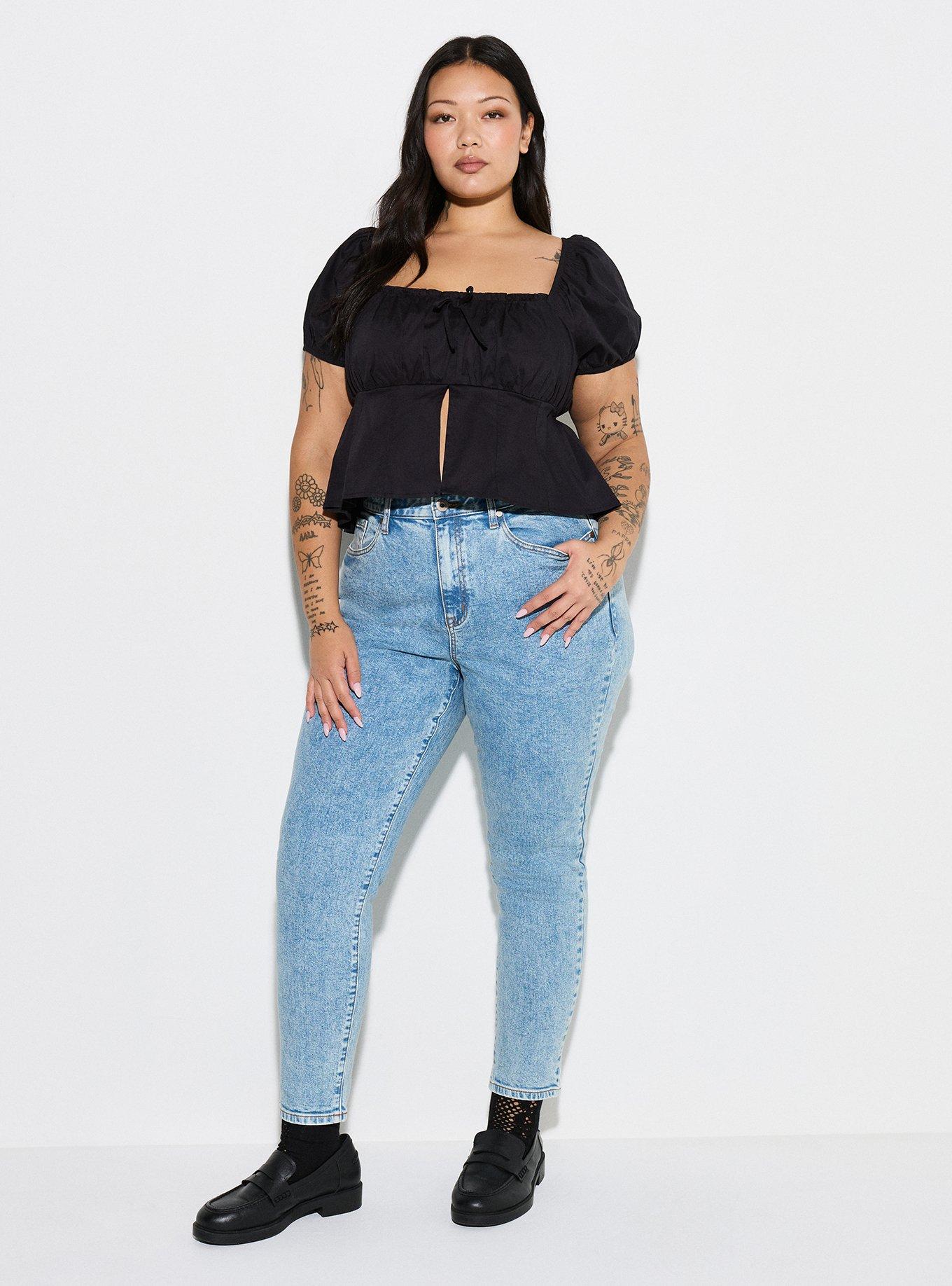 LoveSick Puff Sleeve Flyaway Top, DEEP BLACK, alternate