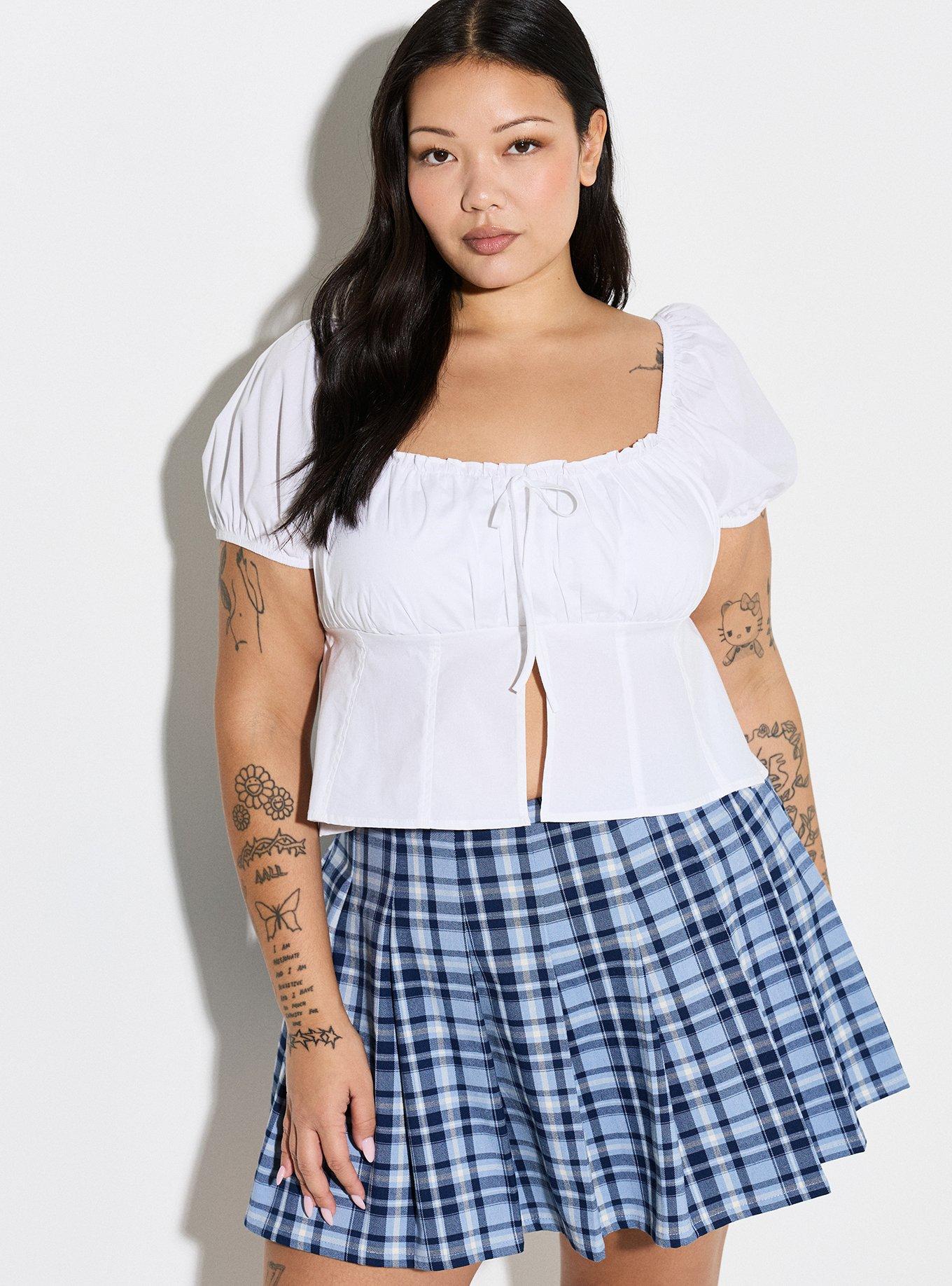 LoveSick Puff Sleeve Flyaway Top, BRIGHT WHITE, alternate