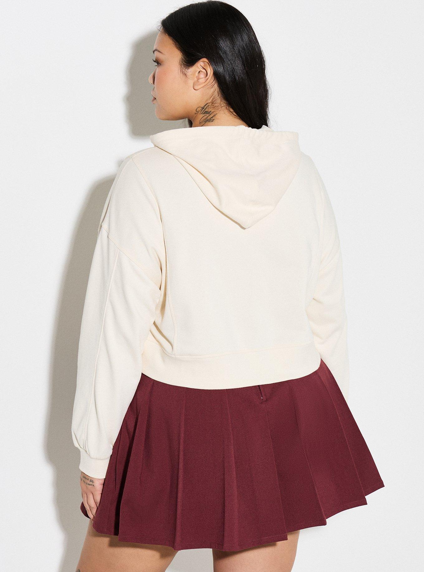 LoveSick Contrast Rib Pullover, EMBROIDERED DEER ANTIQUE WHITE, alternate