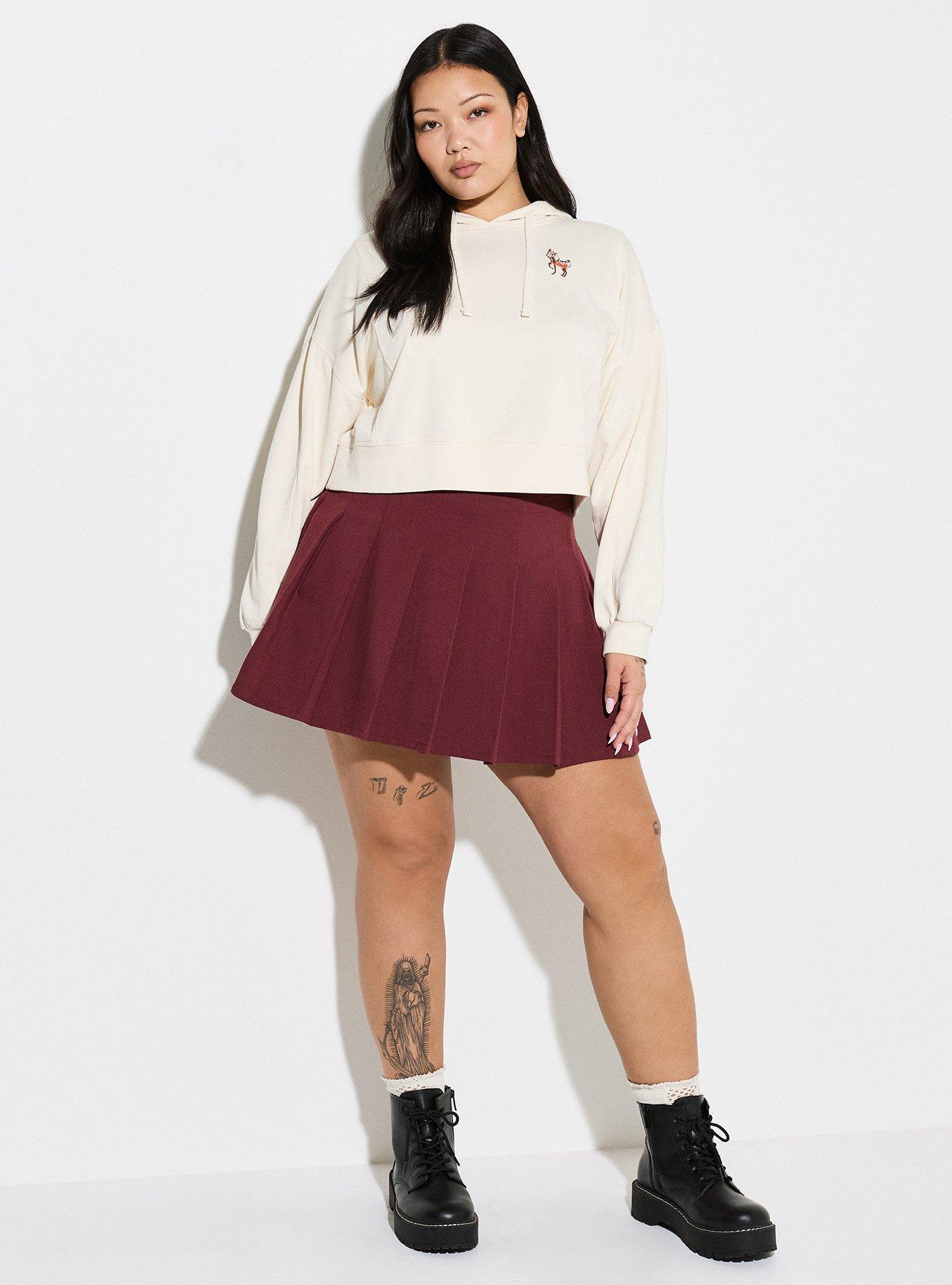 LoveSick Contrast Rib Pullover, EMBROIDERED DEER ANTIQUE WHITE, alternate