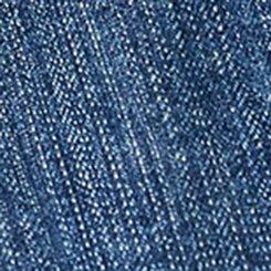 Plus Size Hipster Collarless Denim Jacket, SUMMER BREEZE, swatch