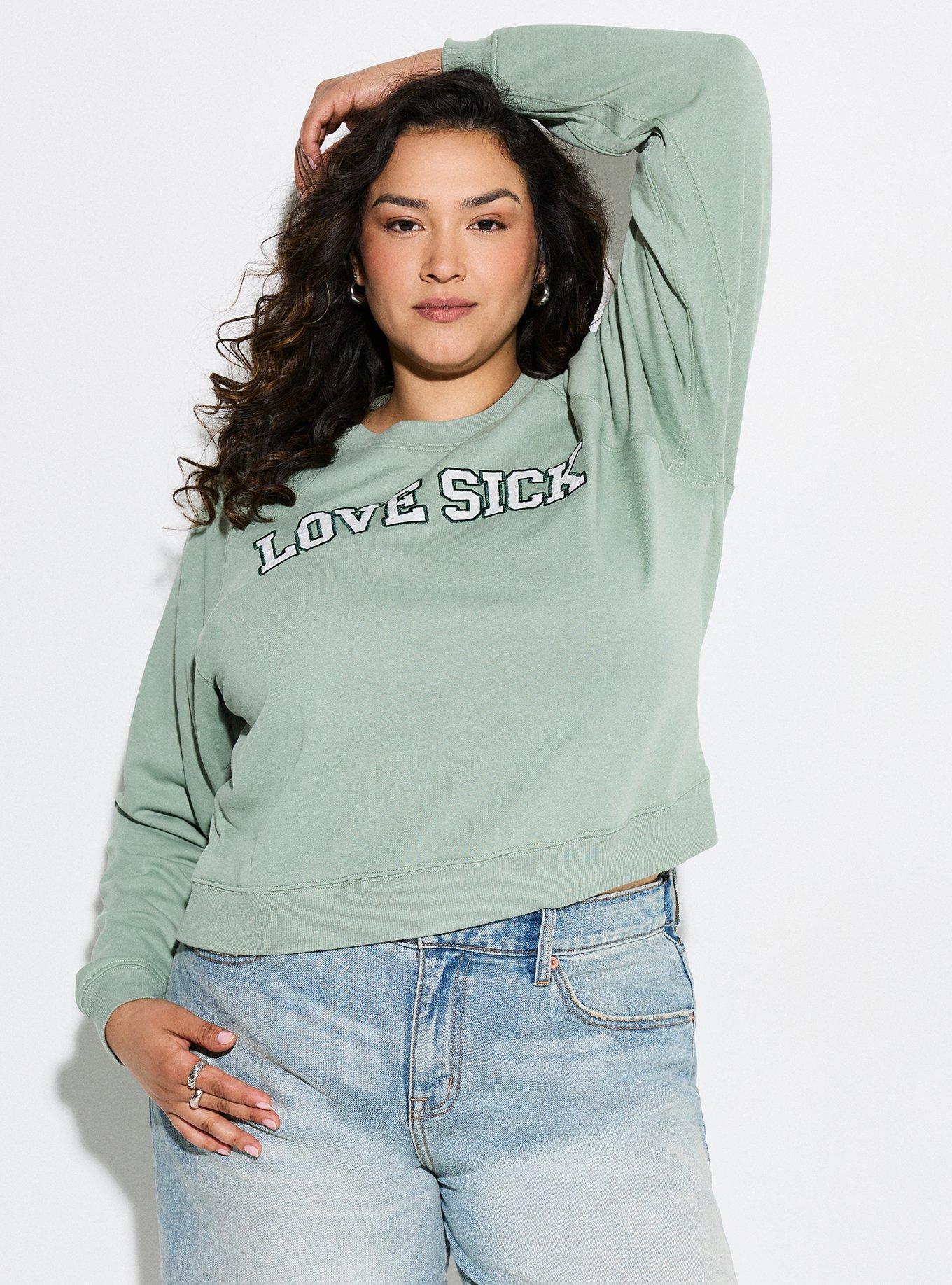 LoveSick French Terry Crew Sweatshirt