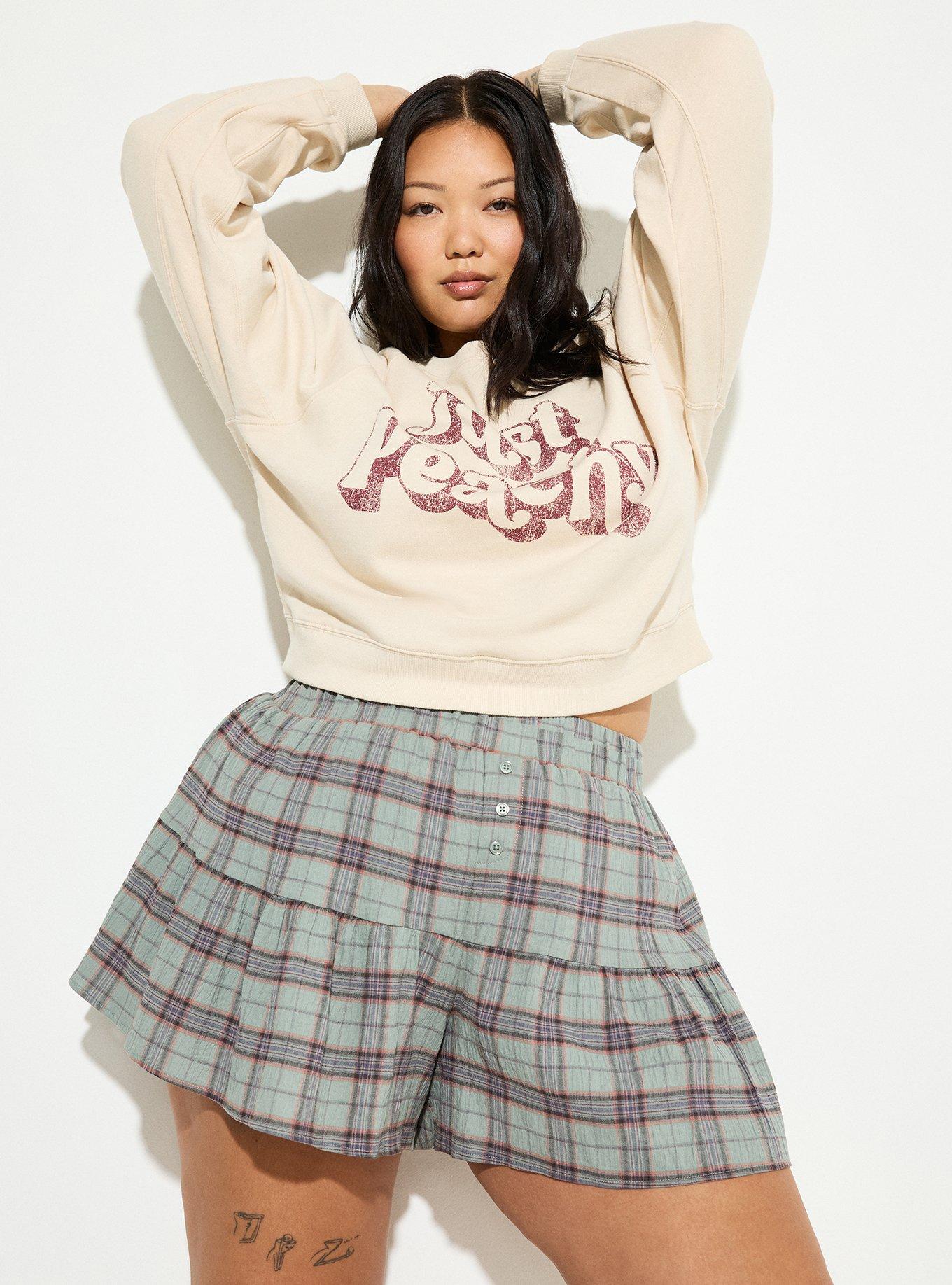LoveSick Cropped Crew Sweatshirt