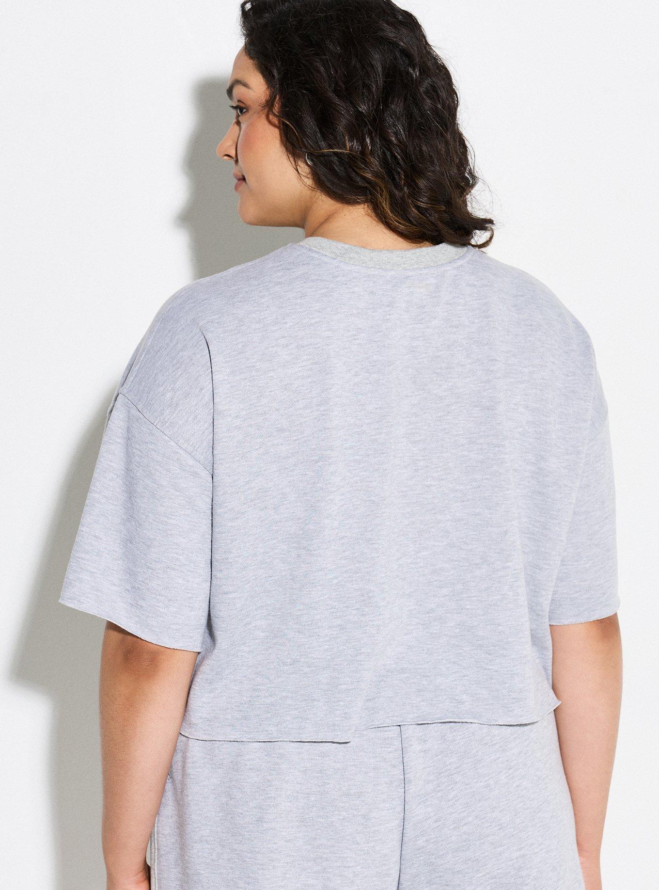 LoveSick Boxy Cropped Sweatshirt Tee