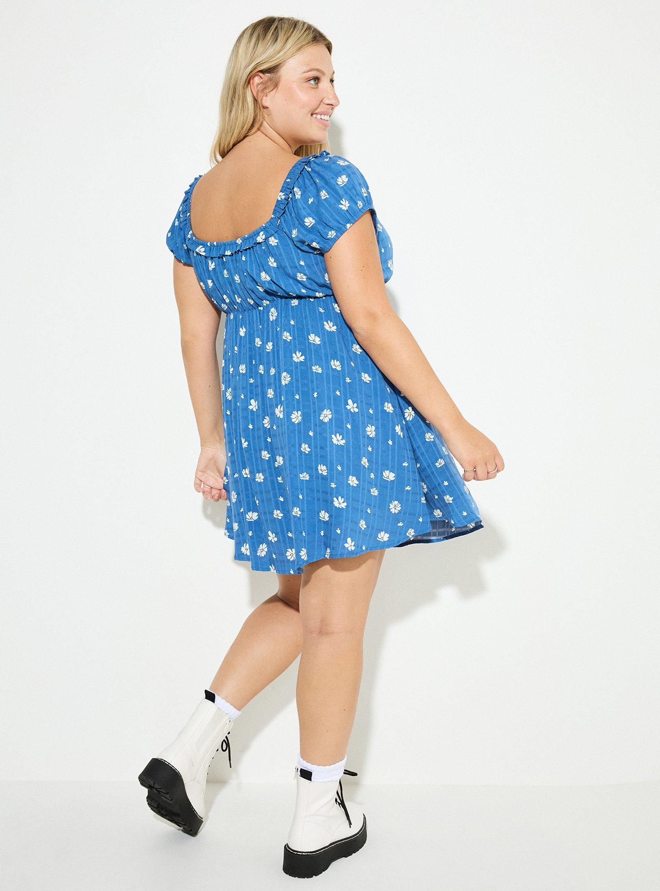 LoveSick Puff-Sleeve Babydoll Dress