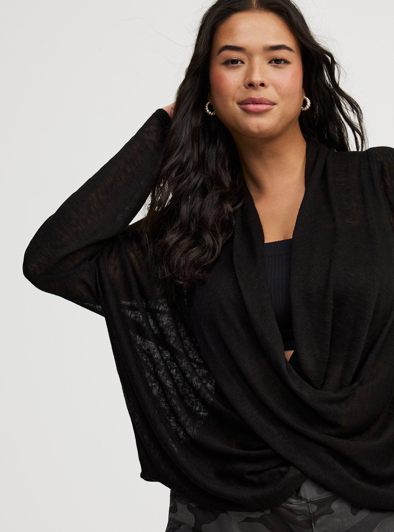 Drape Front Pullover