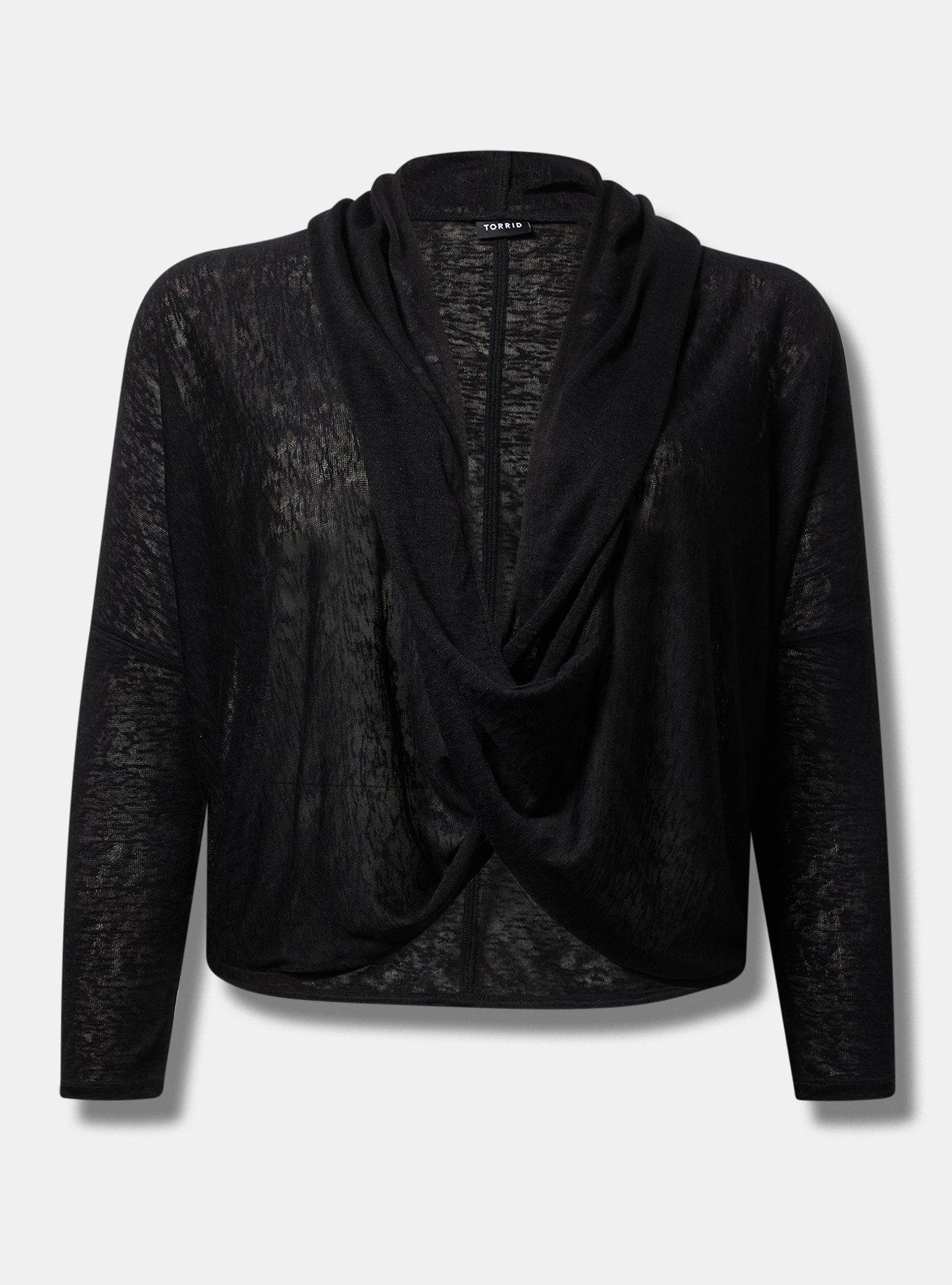 Drape Front Pullover