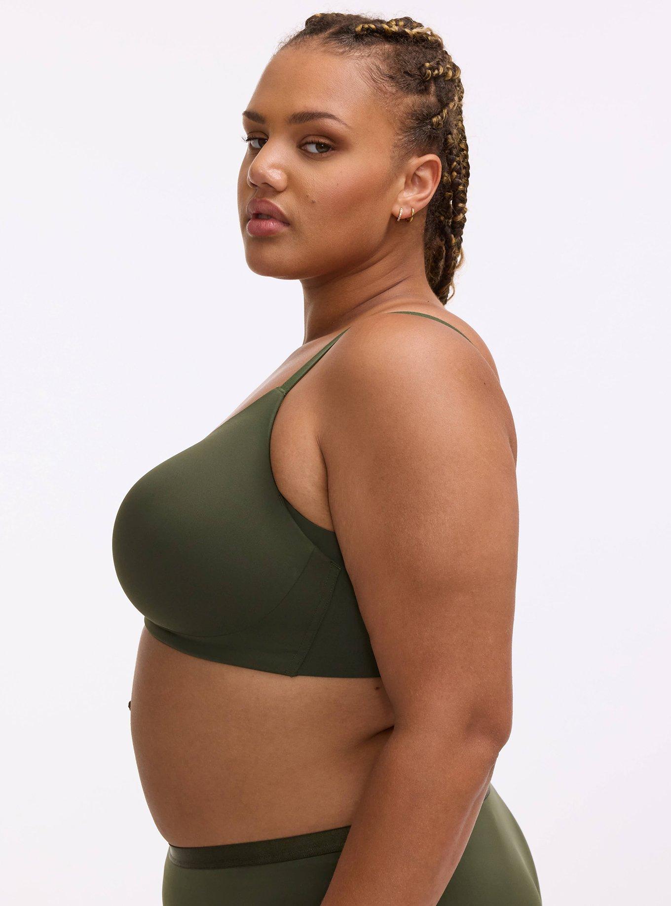 Invisible Support Wire-Free Bra, DEEP DEPTHS, alternate