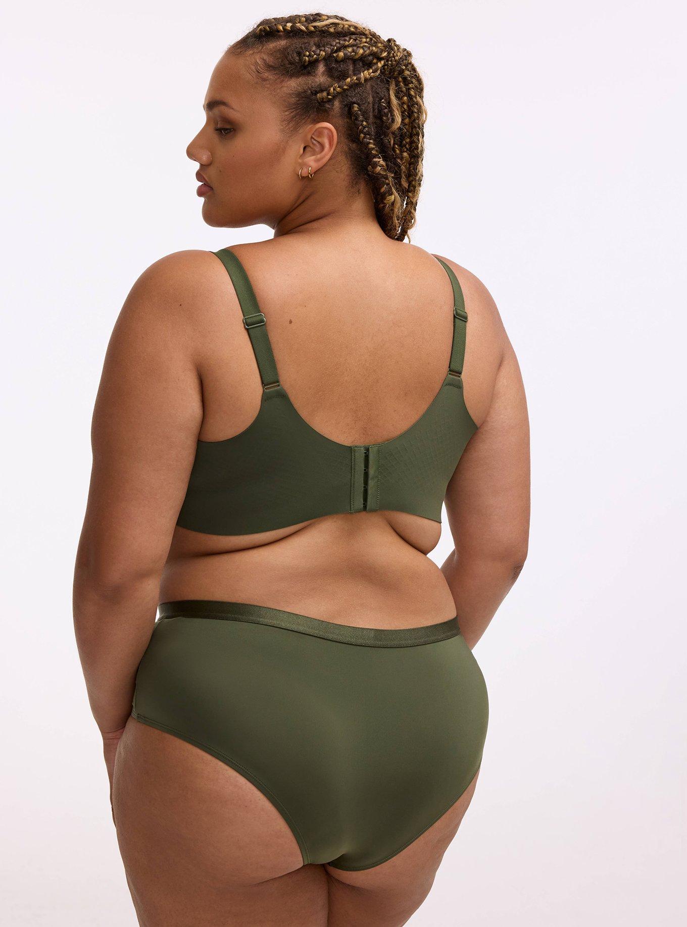 Invisible Support Wire-Free Bra, DEEP DEPTHS, alternate