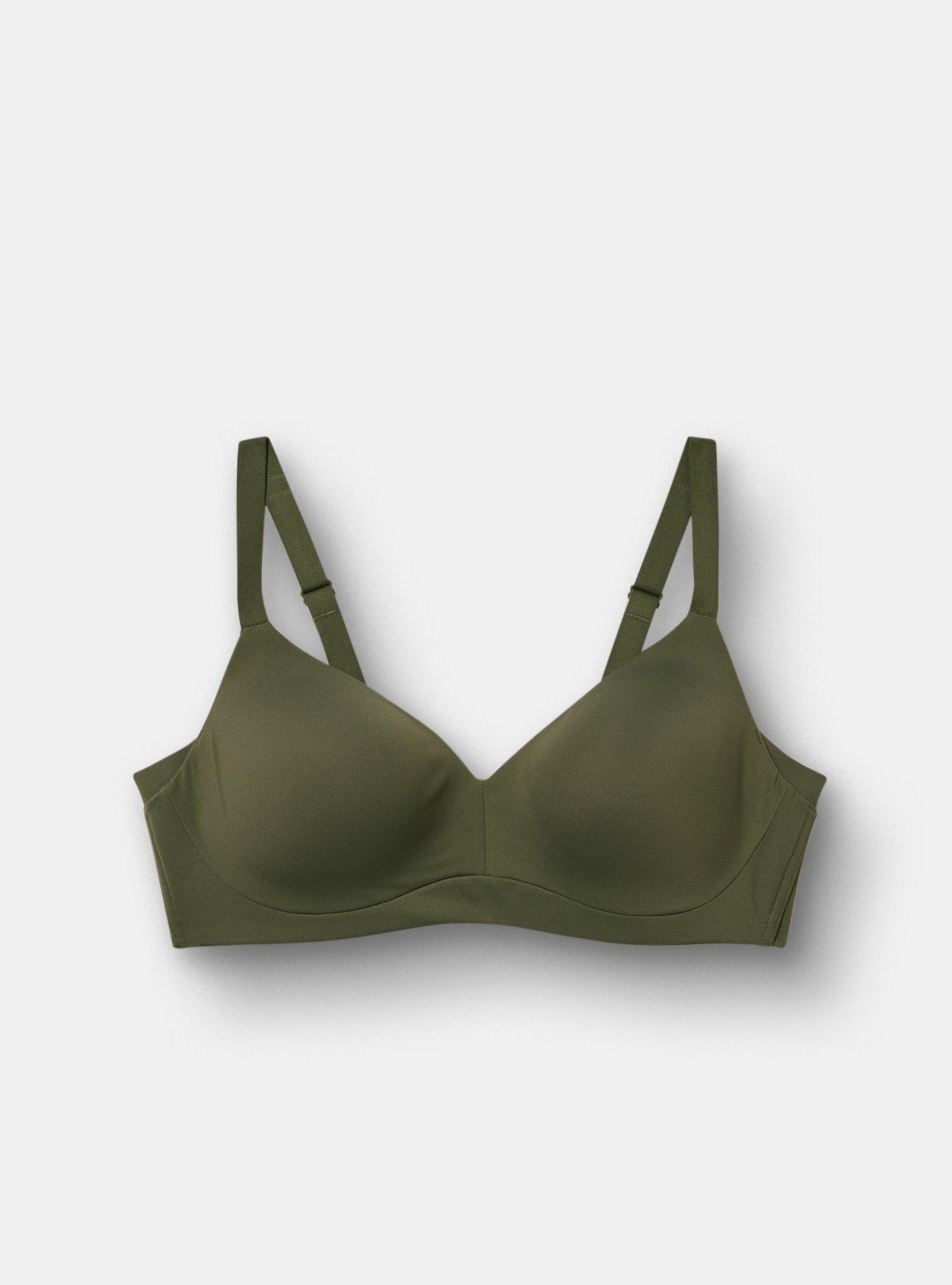 Invisible Support Wire-Free Bra, DEEP DEPTHS, flat
