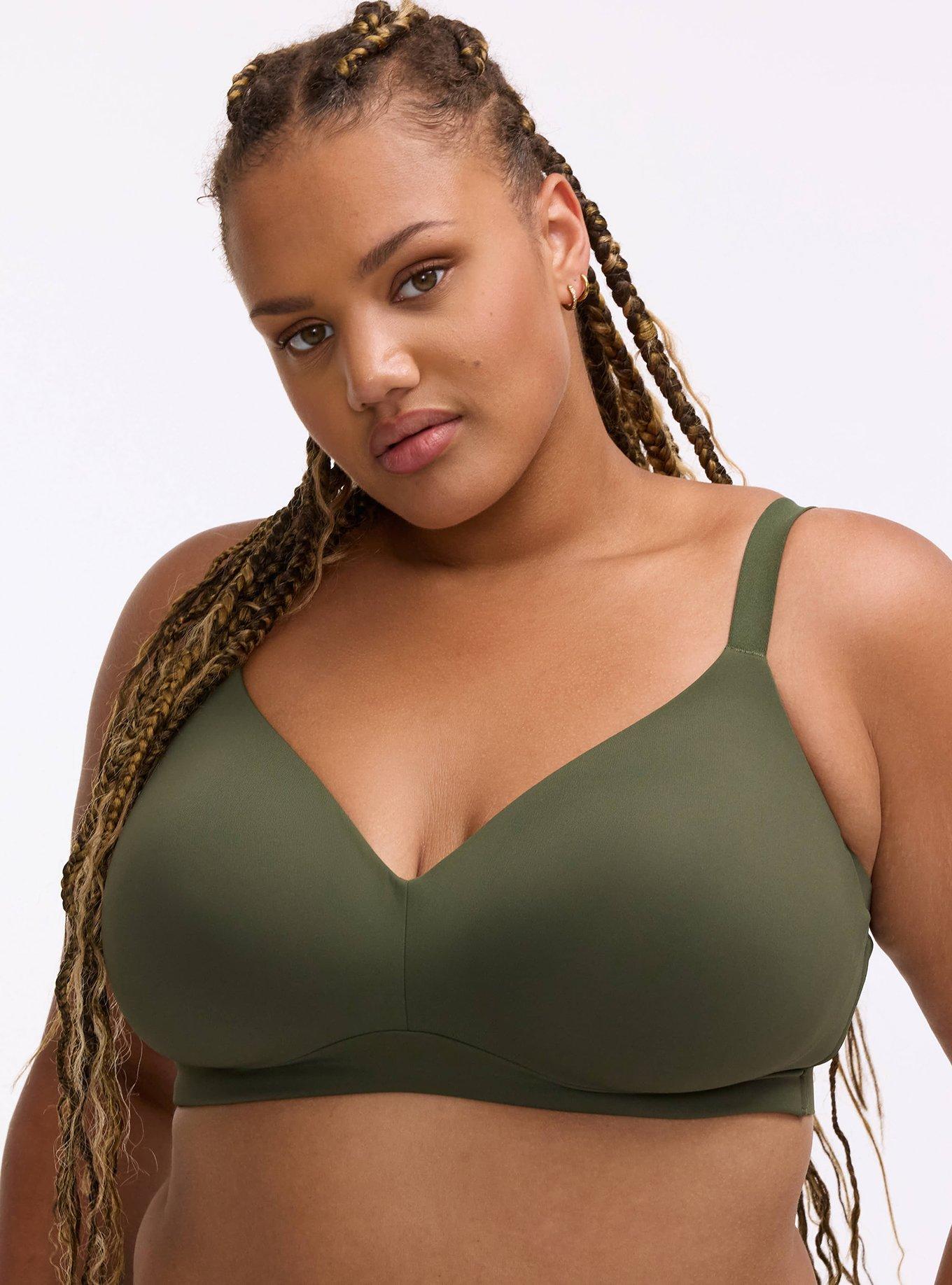 Invisible Support Wire-Free Bra, DEEP DEPTHS, hi-res
