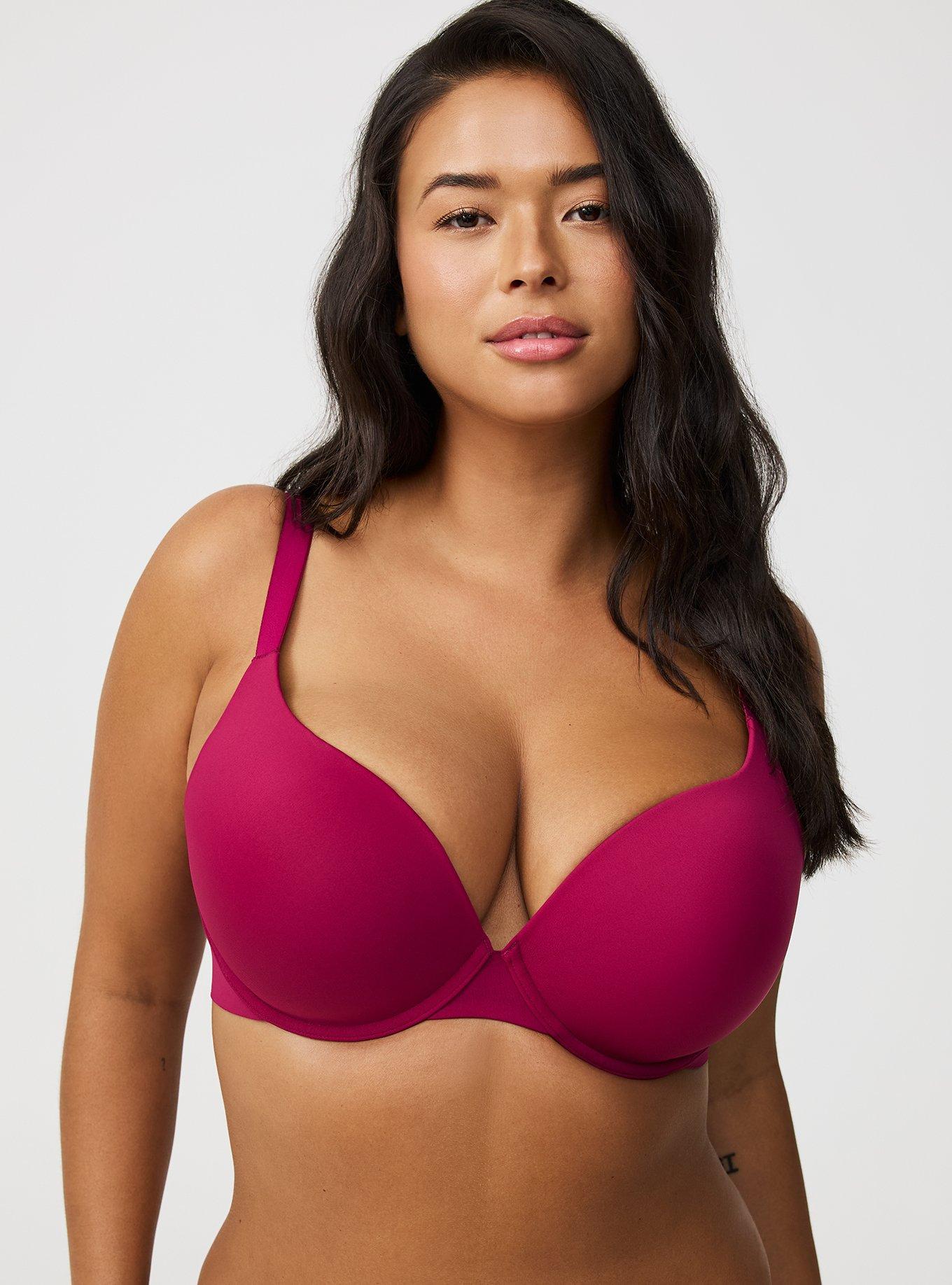 Invisible Support Plunge Push-Up Bra