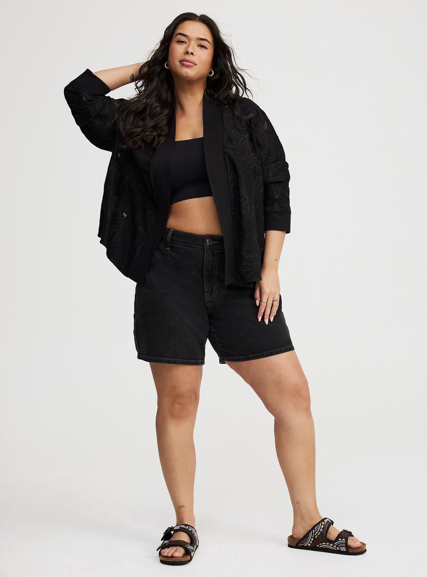 Washed Twill Embroidered Jacket