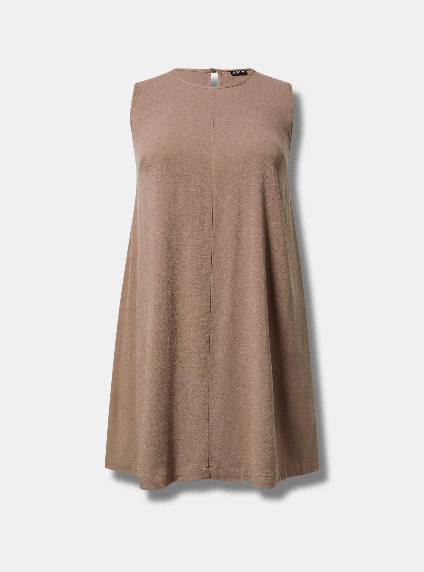 Mini Crew Neck Shift Dress