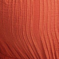 Textured Viscose Off-Shoulder Maxi Dress, MECCA ORANGE, swatch