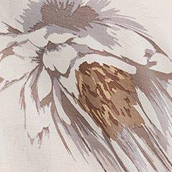 Plus Size Chiffon V-Neck Ruffle Blouse, ALBA FLORAL, swatch