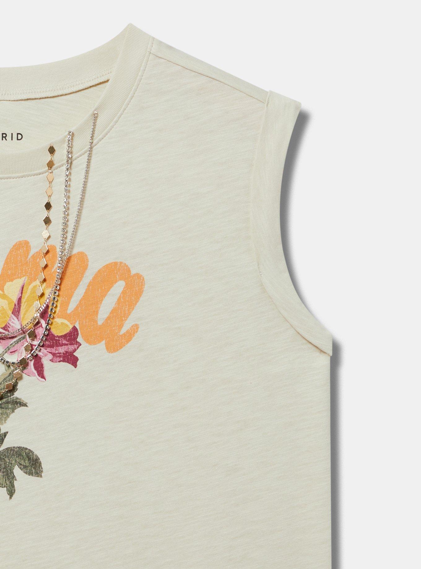Roll-Sleeve Muscle Tank