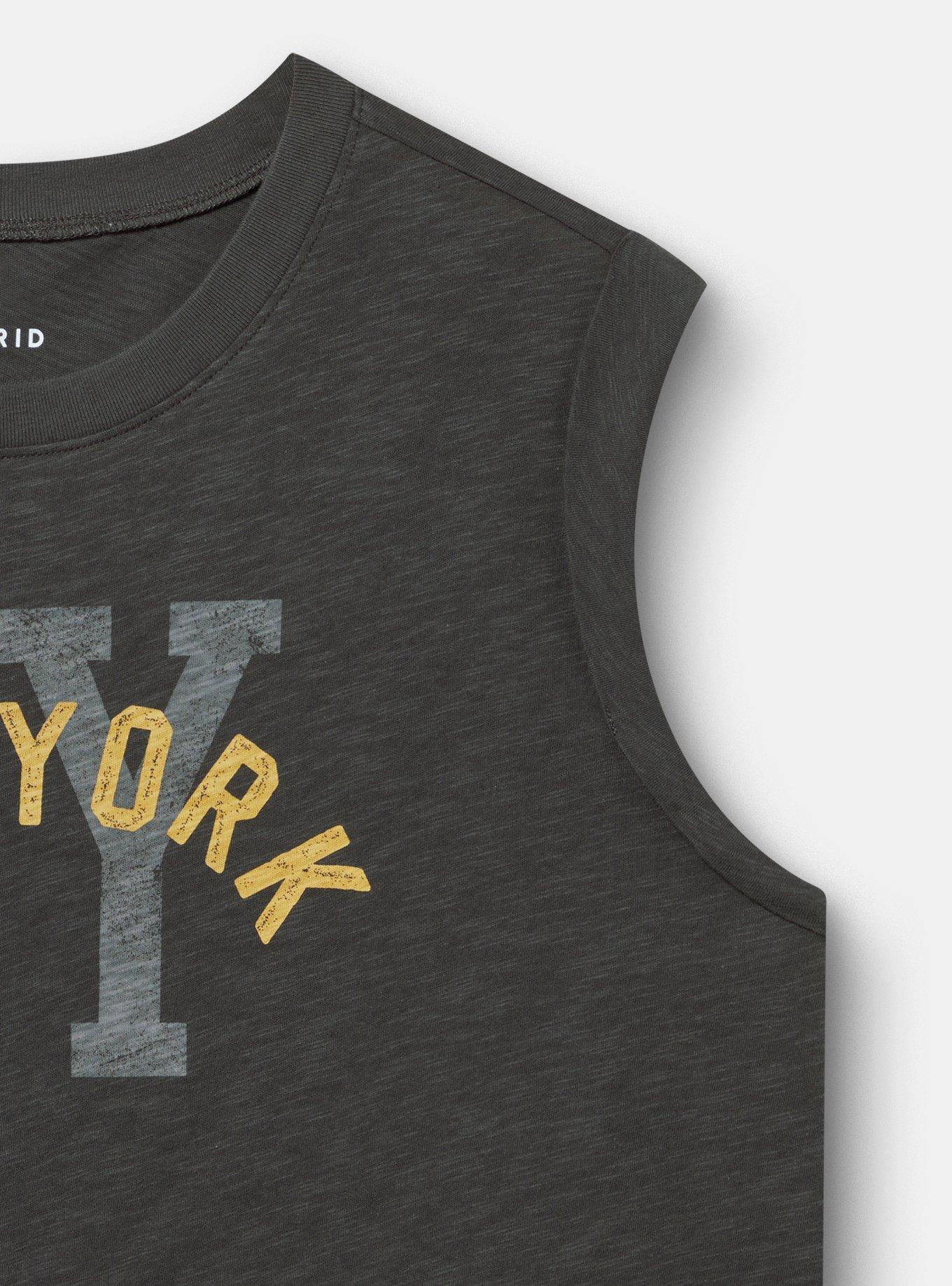 Roll-Sleeve Muscle Tank