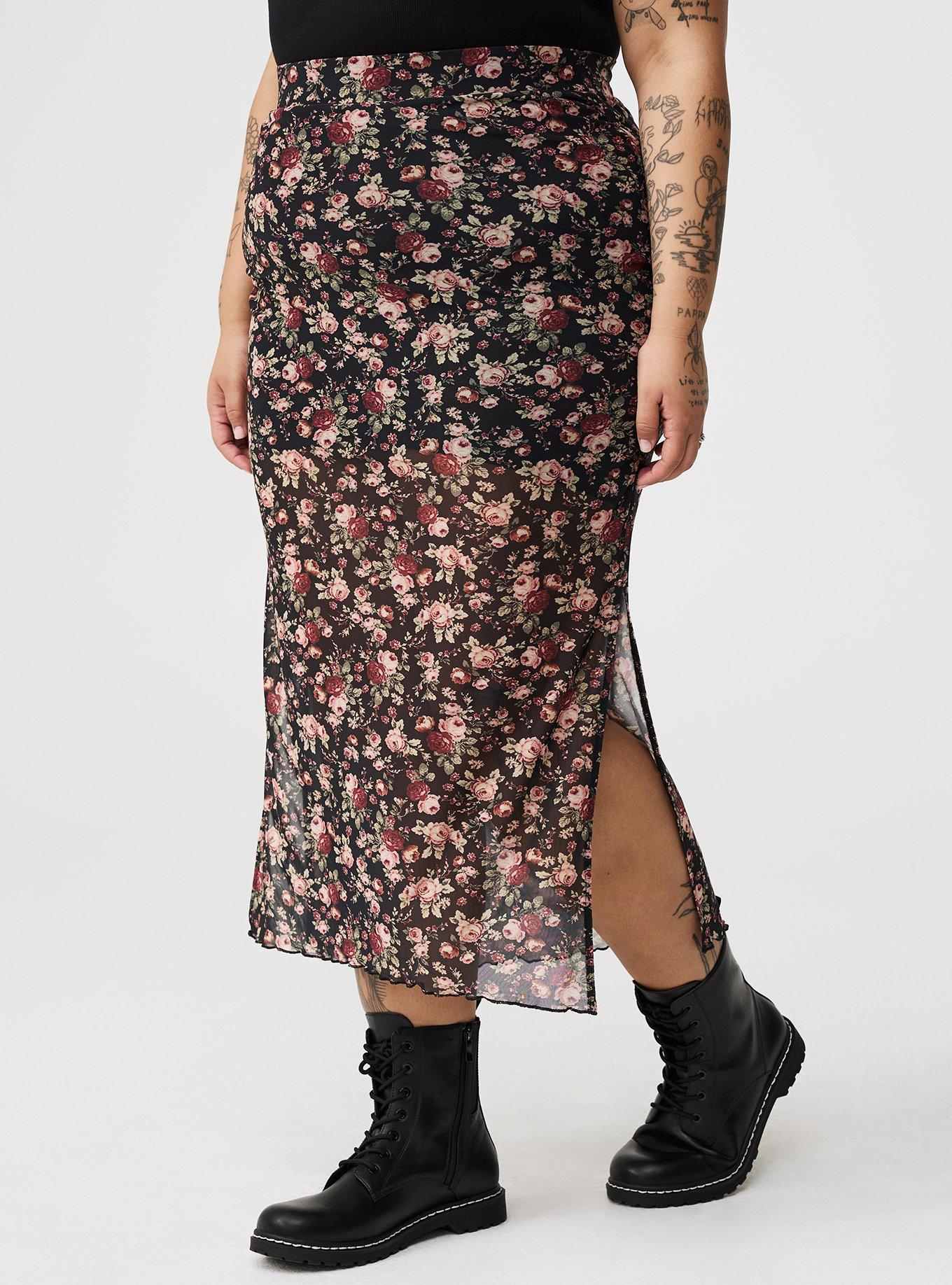 Maxi Mesh Skirt