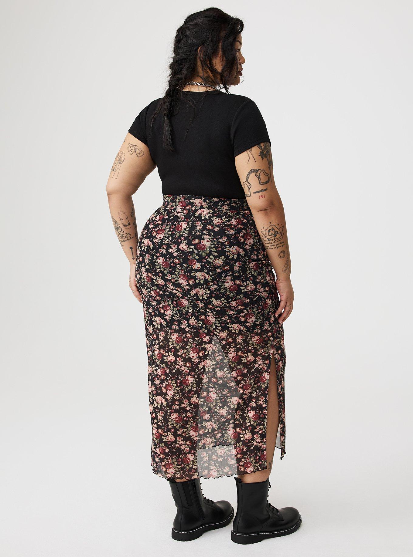 Maxi Mesh Skirt