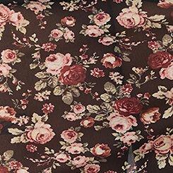 Plus Size Mesh Maxi Skirt, OLD SCHOOL FLORAL DEEP BLACK, swatch