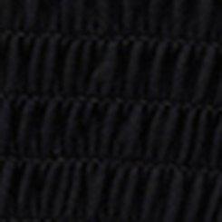 Smocked Mini Dress, DEEP BLACK, swatch