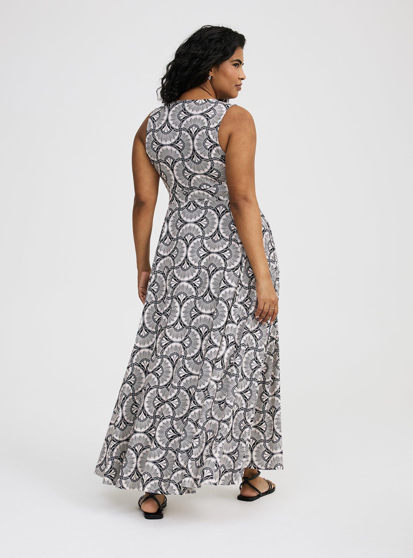 Cut-Out Waist Maxi Dress