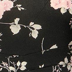 Cut-Out Waist Maxi Dress, GRACE FLORAL BLACK, swatch
