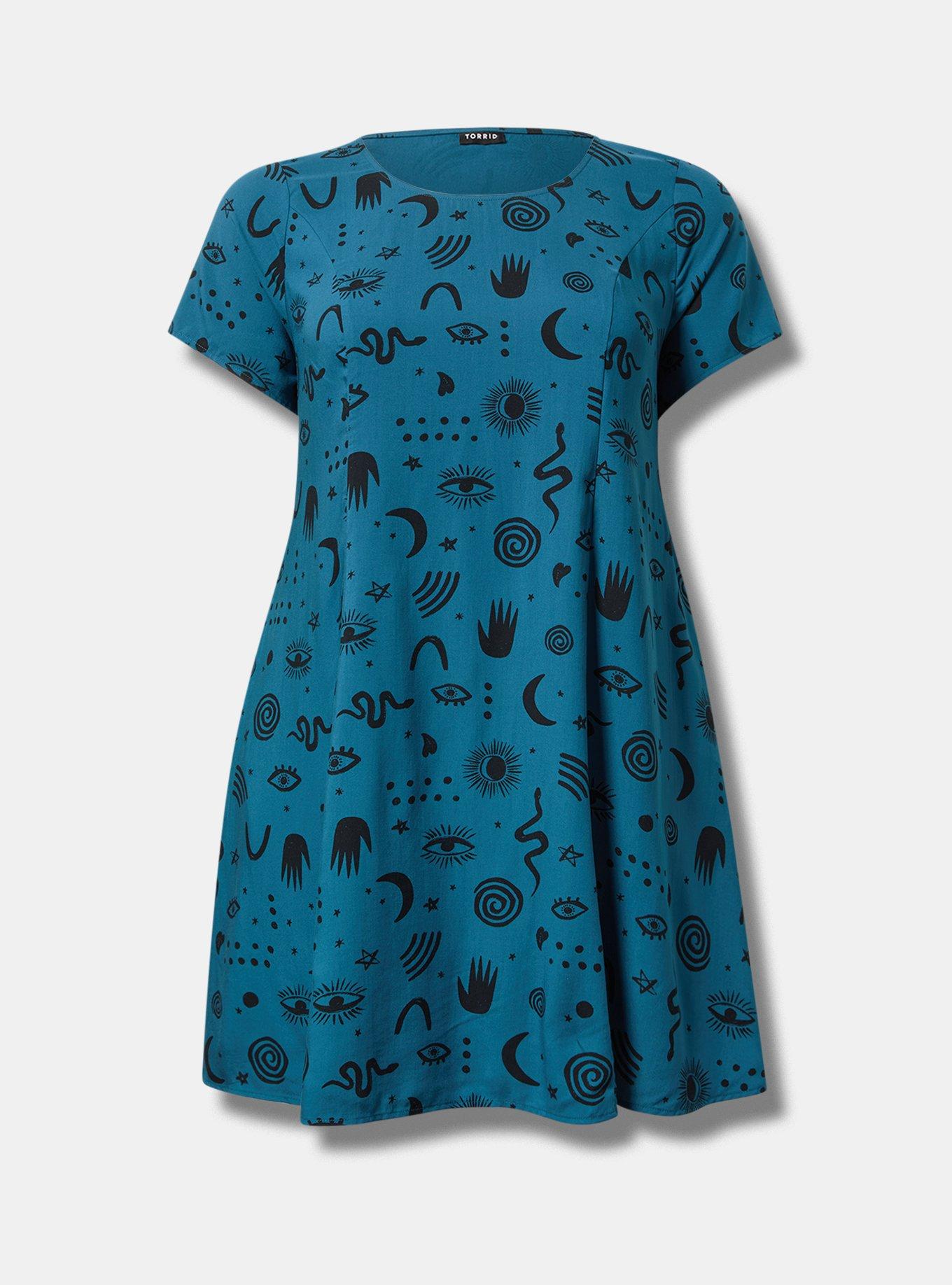 short sleeve trapeze dress Karen Kane Women's Maggie Trapeze Dress