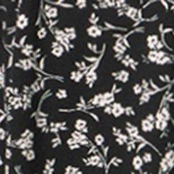 Puff Sleeve Tiered Midi Dress, NELLY FLORAL BLACK, swatch