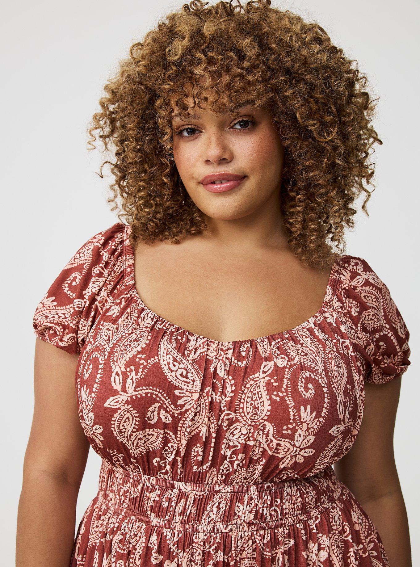 Puff-Sleeve Tiered Romper