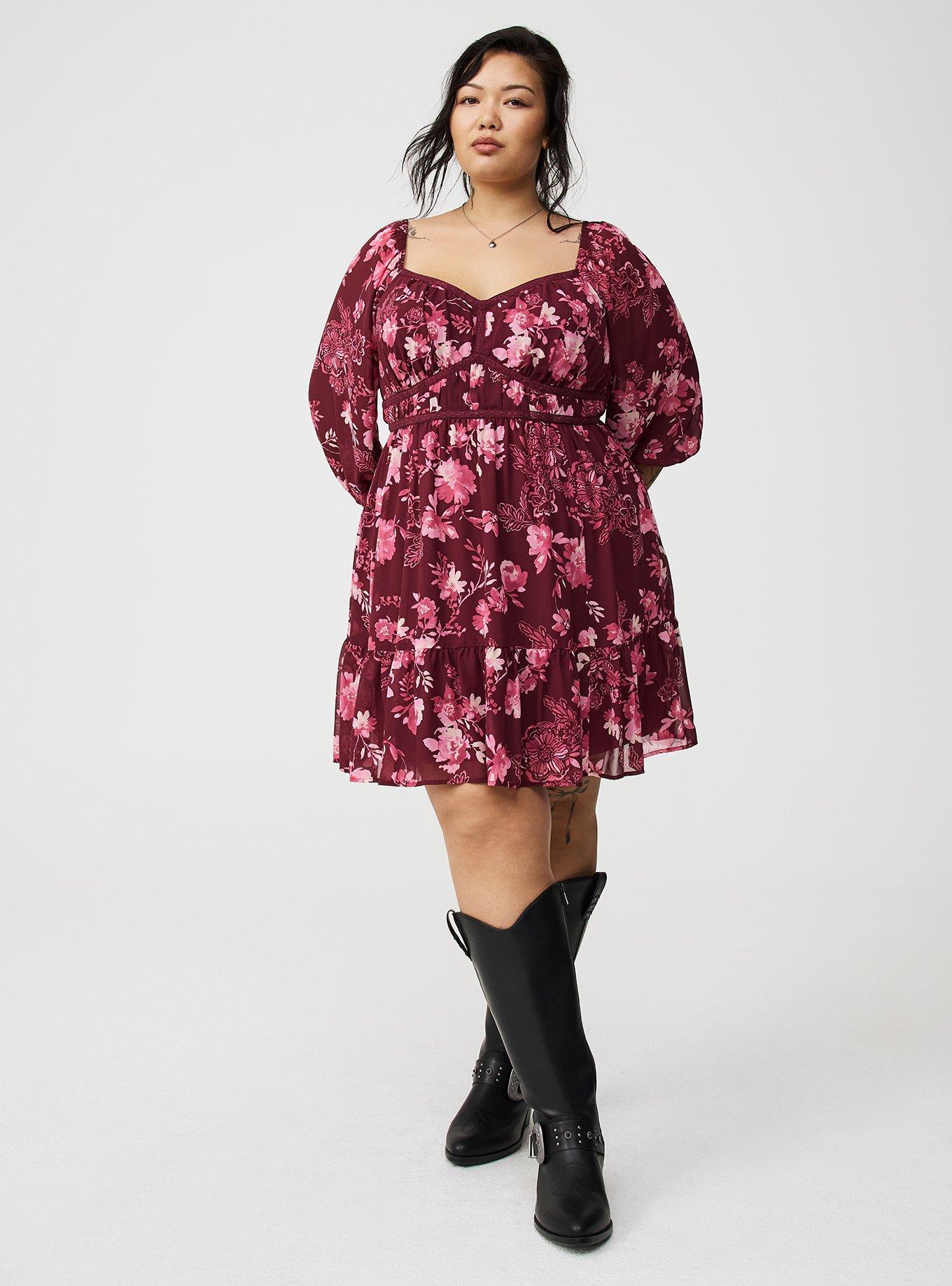 Mini Shirred-Bodice A-Line Dress