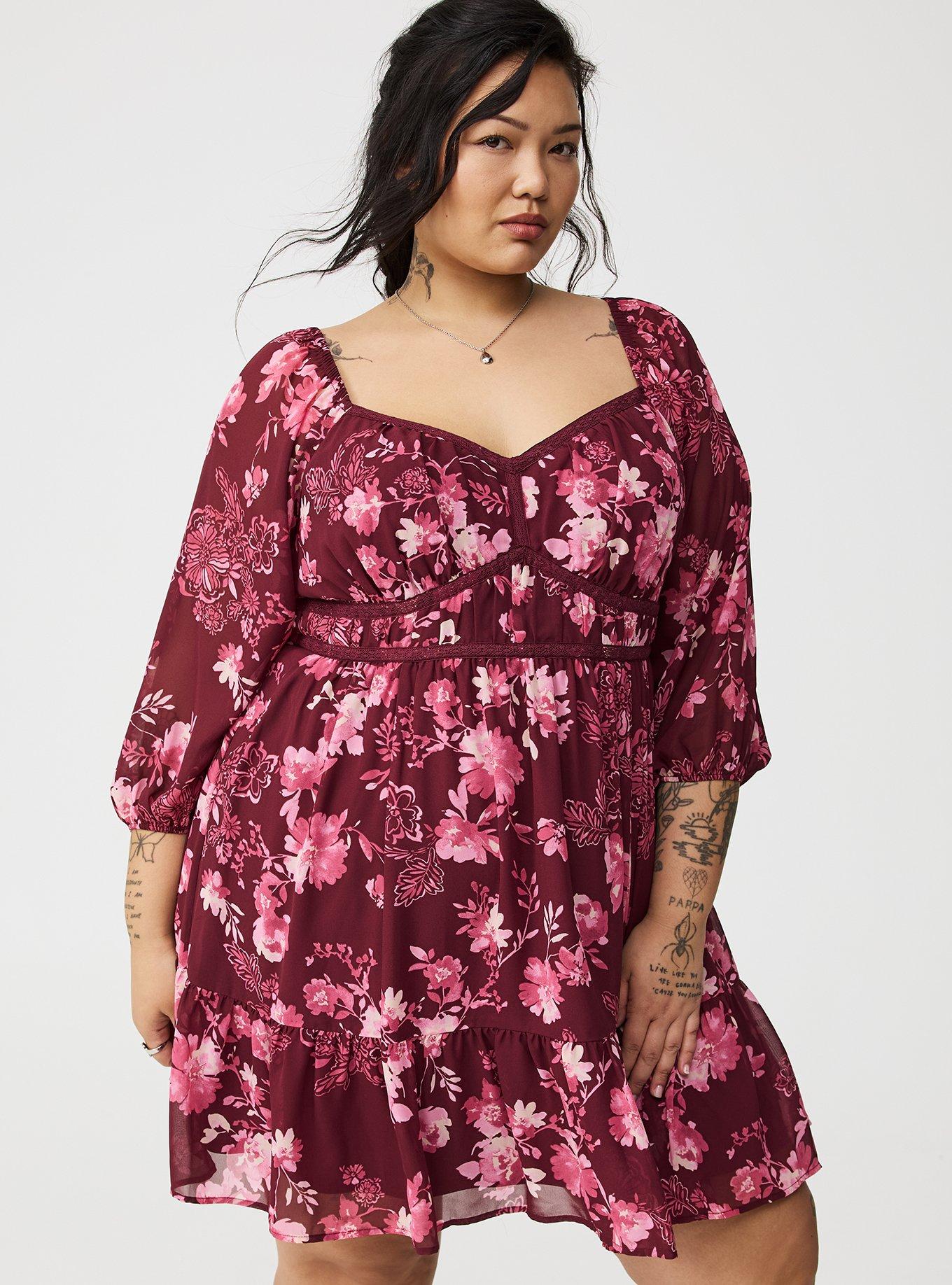 Mini Shirred-Bodice A-Line Dress