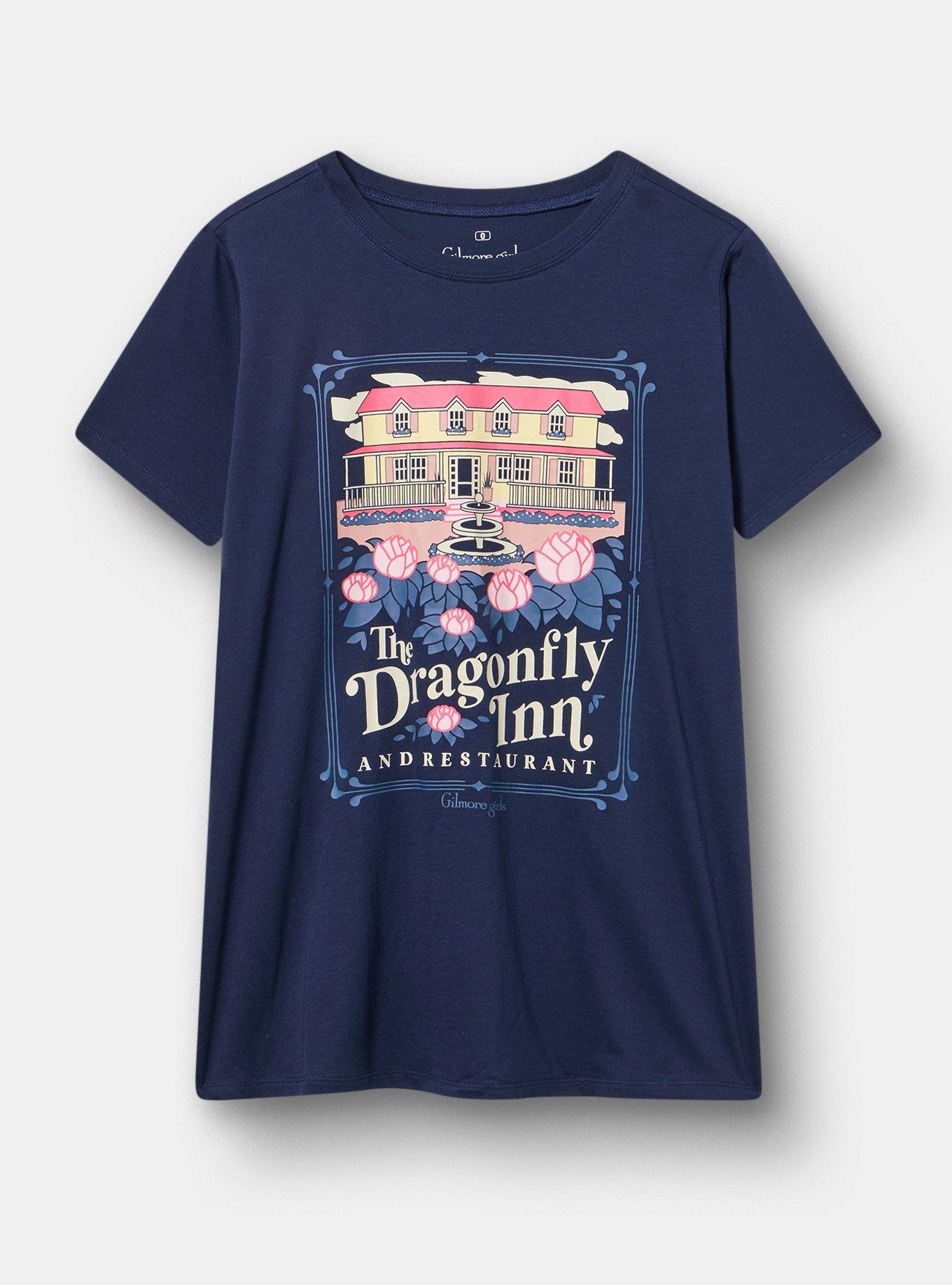Gilmore Girls Classic Cotton Jersey Tee, GILMORE DRAGONFLY INN PEACOAT, hi-res