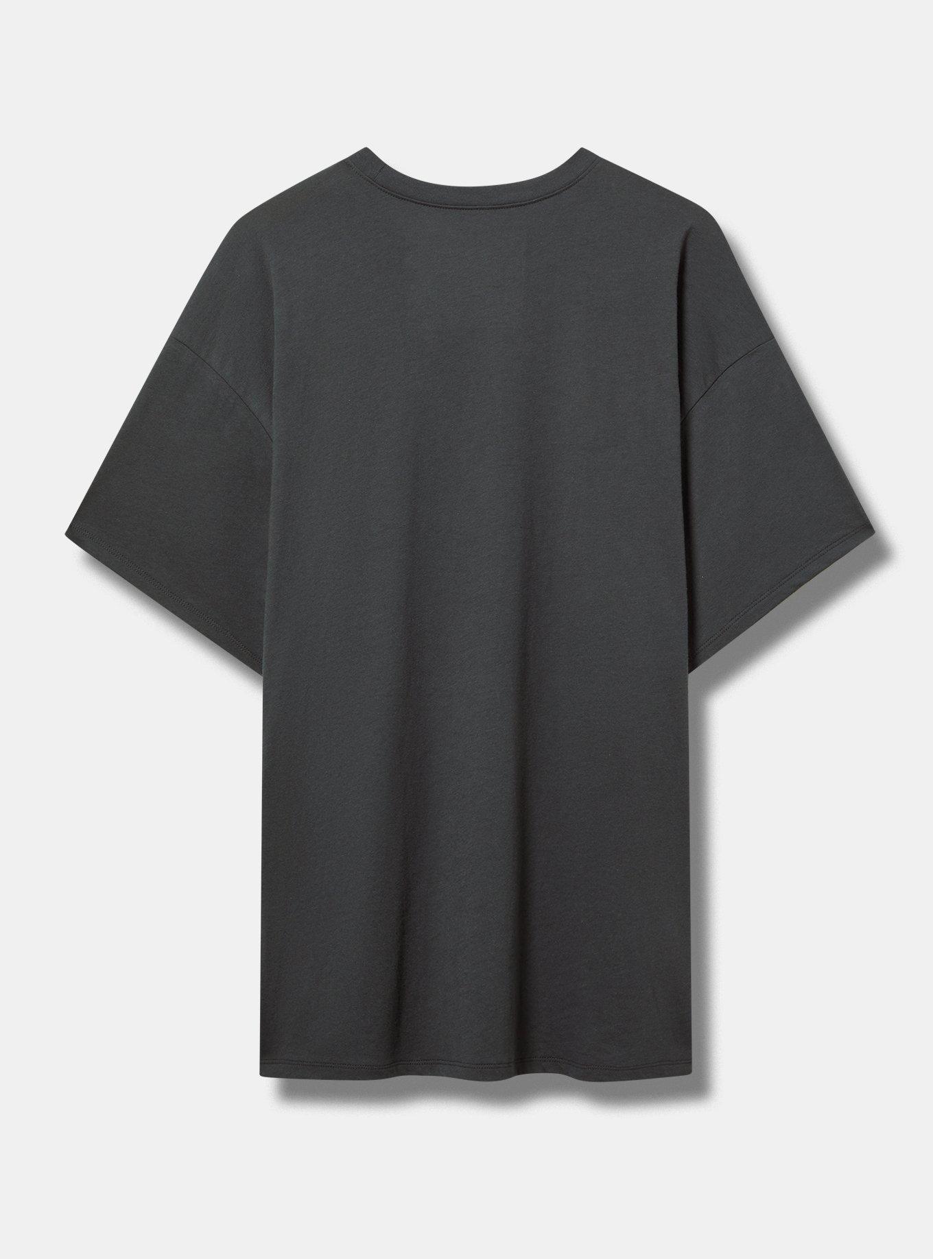 Betty Boop Oversized Cotton Crew Tunic Tee