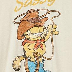 Garfield Classic Cotton Crew Tee, SASSY GARFIELD DESERT SANDSTONE, swatch