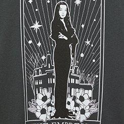 Plus Size The Addams Family Relaxed Cotton Tee, THE EMPRESS VINTAGE BLACK, swatch