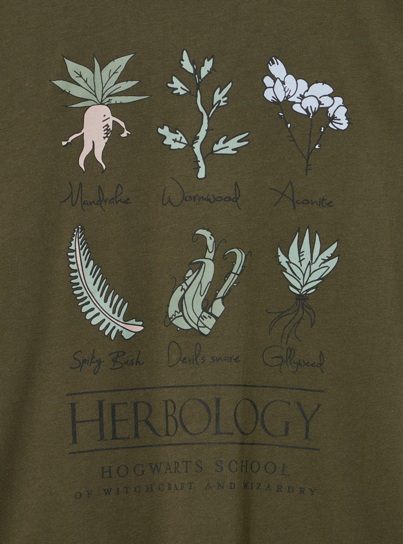 Plus Size Harry Potter Classic Cotton Crew Tee, HERBOLOGY DEEP DEPTHS, alternate