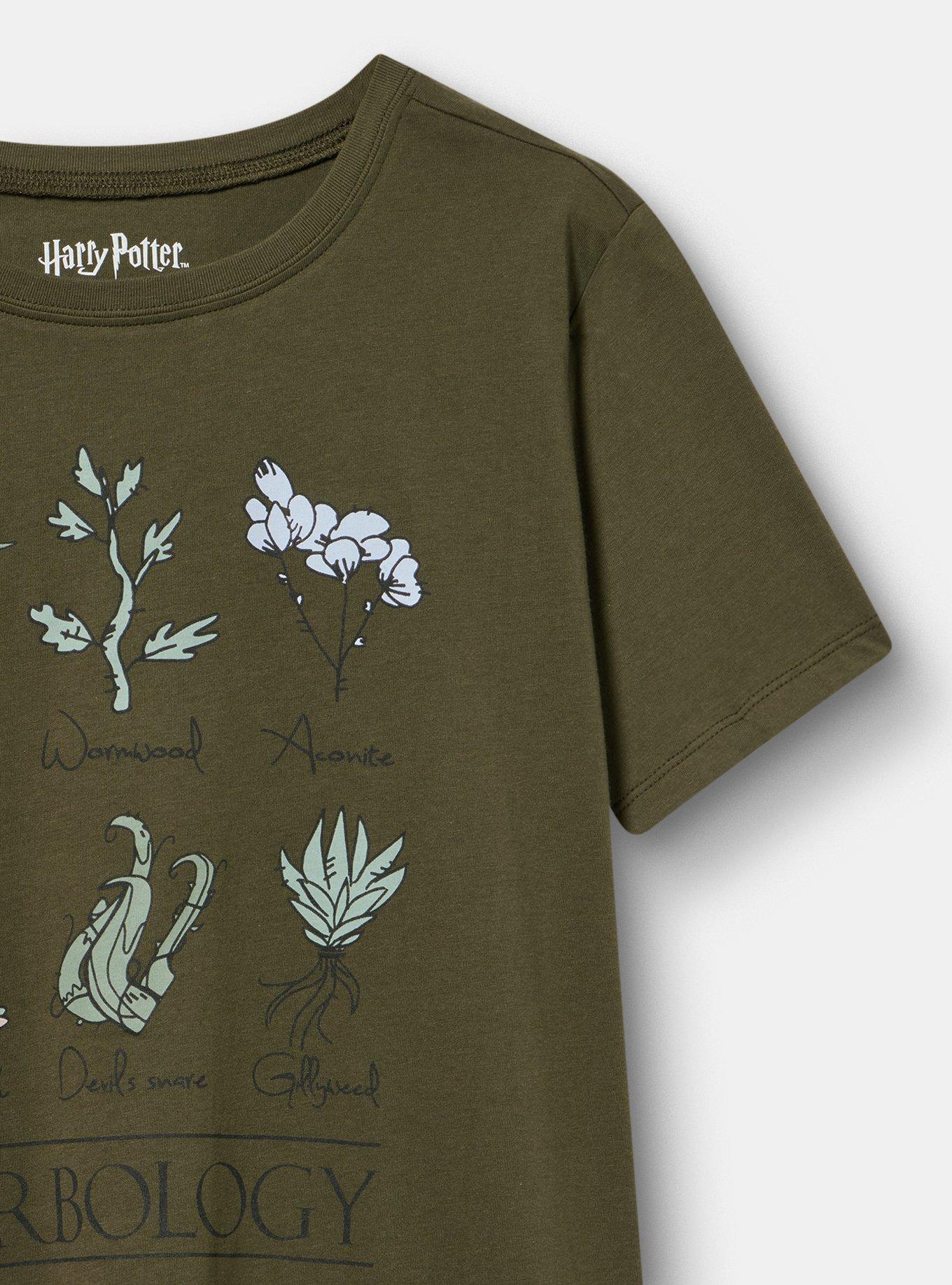 Plus Size Harry Potter Classic Cotton Crew Tee, HERBOLOGY DEEP DEPTHS, alternate