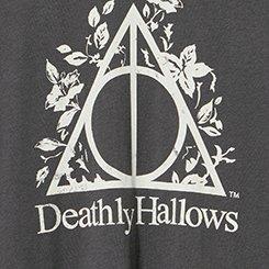 Harry Potter Classic Cotton Crew Tee, DEATHLY HALLOWS VINTAGE BLACK, swatch