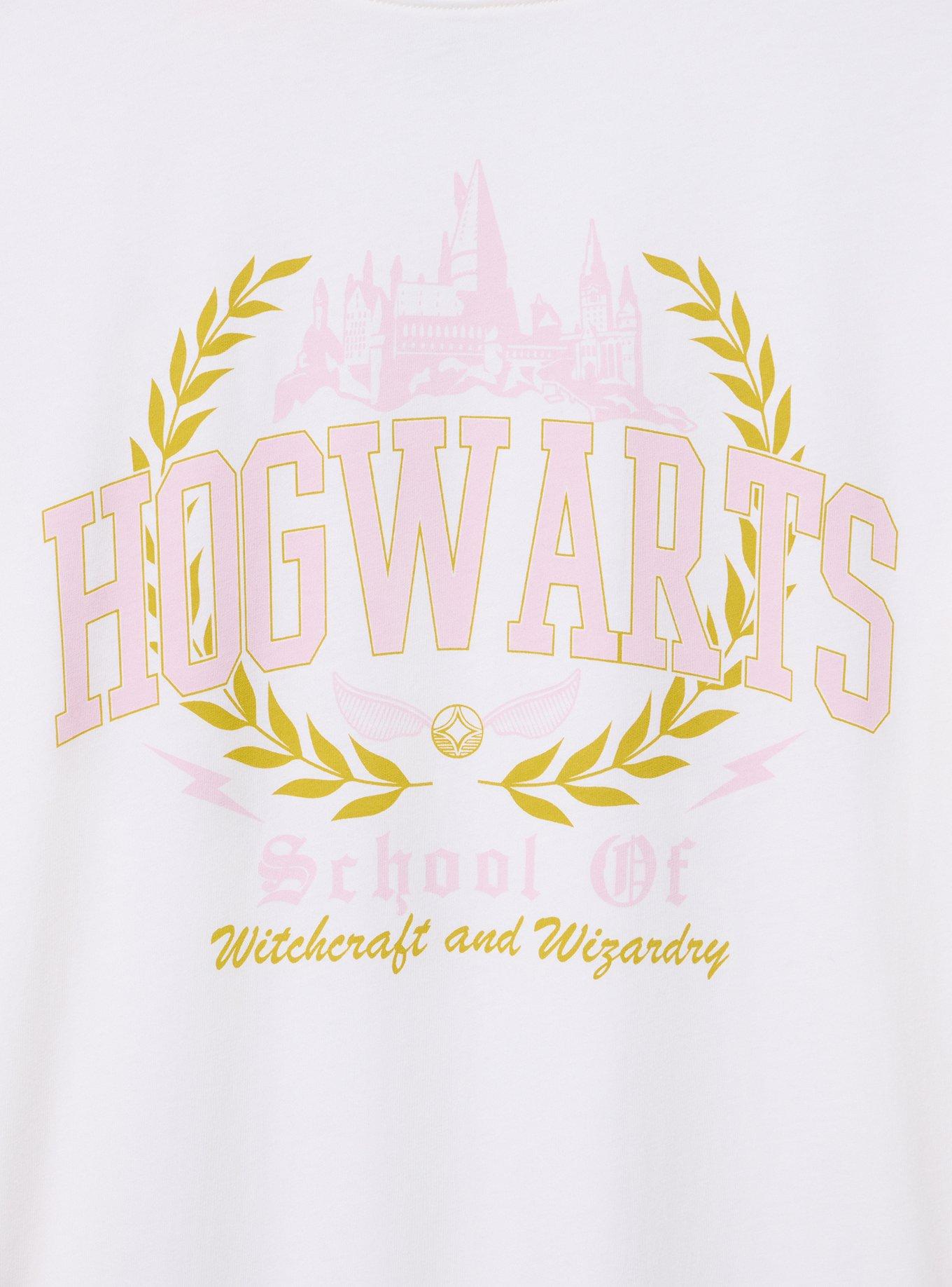 Harry Potter Classic Cotton Crew Tee, HOGWARTS SCHOOL WHISPER WHITE, alternate