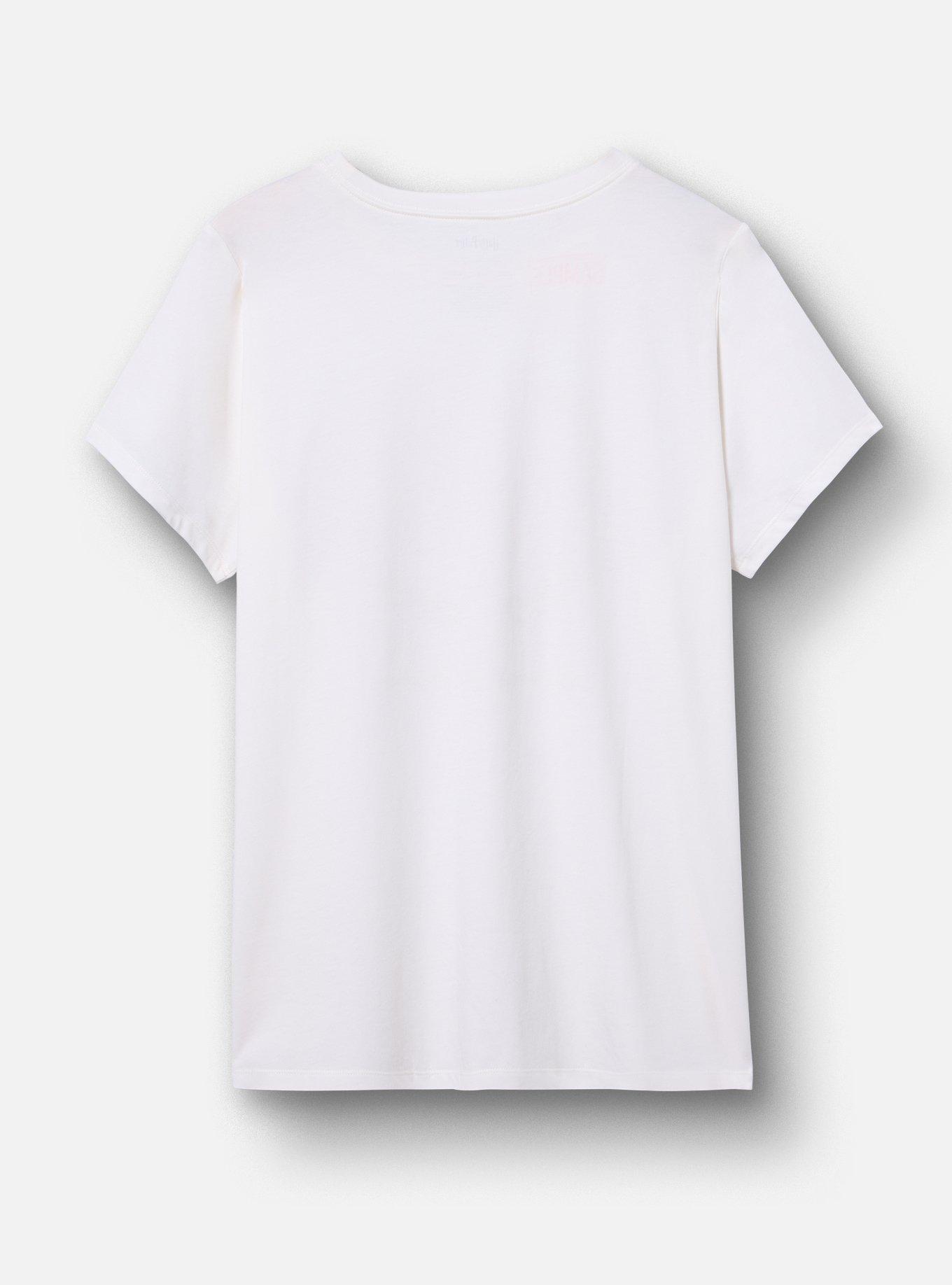 Harry Potter Classic Cotton Crew Tee, HOGWARTS SCHOOL WHISPER WHITE, alternate